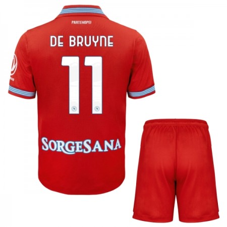 Camiseta Niño SSC Napoli De Bruyne 11 Tercera 2026-27