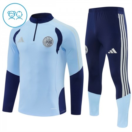 Ajax 2026-27 Niño Sudadera De Entrenamiento Quarter-Zip Azul Ajax 2026-27 Niño Sudadera De Entrenamiento Quarter-Zip Azul