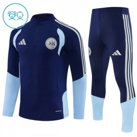 Ajax 2026-27 Niño Sudadera De Entrenamiento Quarter-Zip Azul