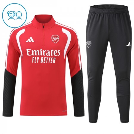Arsenal 2026-27 Niño Sudadera De Entrenamiento Quarter-Zip Roja