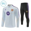 Barcelona 2026-27 Niño Sudadera De Entrenamiento Quarter-Zip Blanca Barcelona 2026-27 Niño Sudadera De Entrenamiento Quarter-Zip Blanca