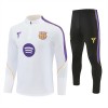 Barcelona 2026-27 Sudadera De Entrenamiento Quarter-Zip Blanca Barcelona 2026-27 Sudadera De Entrenamiento Quarter-Zip Blanca