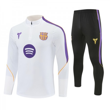 Barcelona 2026-27 Sudadera De Entrenamiento Quarter-Zip Blanca Barcelona 2026-27 Sudadera De Entrenamiento Quarter-Zip Blanca