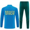 Brasil 2026-27 Sudadera De Entrenamiento Quarter-Zip Azul