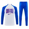 Chelsea 2026-27 Sudadera De Entrenamiento Quarter-Zip Blanca