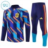 España 2026-27 Niño Sudadera De Entrenamiento Quarter-Zip Azul España 2026-27 Niño Sudadera De Entrenamiento Quarter-Zip Azul