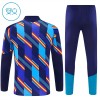 España 2026-27 Niño Sudadera De Entrenamiento Quarter-Zip Azul