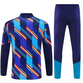 España 2026-27 Sudadera De Entrenamiento Quarter-Zip Azul