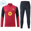 FC Barcelona 2026-27 Niño Sudadera De Entrenamiento Quarter-Zip Roja