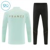 Francia 2026-27 Niño Sudadera De Entrenamiento Quarter-Zip Blanca
