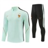 Francia 2026-27 Sudadera De Entrenamiento Quarter-Zip Blanca Francia 2026-27 Sudadera De Entrenamiento Quarter-Zip Blanca