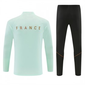 Francia 2026-27 Sudadera De Entrenamiento Quarter-Zip Blanca