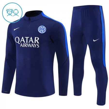 Inter Milan 2026-27 Niño Sudadera De Entrenamiento Quarter-Zip Azul Inter Milan 2026-27 Niño Sudadera De Entrenamiento Quarter-Zip Azul