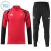 Manchester United 2026-27 Niño Sudadera De Entrenamiento Quarter-Zip Roja