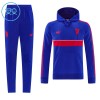 Manchester United Hoodie 2026-27 Niño Sudadera De Entrenamiento Azul