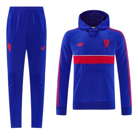 Manchester United Hoodie 2026-27 Sudadera De Entrenamiento Azul