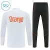 Países Bajos 2026-27 Niño Sudadera De Entrenamiento Quarter-Zip Blanca