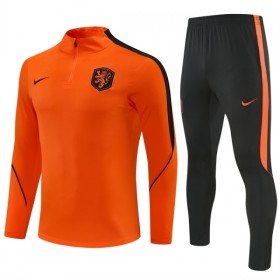Países Bajos 2026-27 Sudadera De Entrenamiento Quarter-Zip Naranja