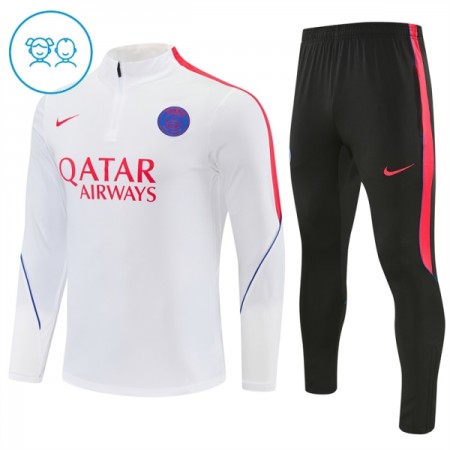 Paris Saint Germain 2026-27 Niño Sudadera De Entrenamiento Quarter-Zip Blanca