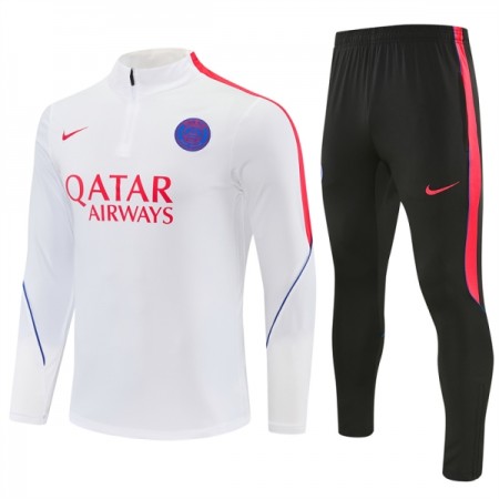 Paris Saint Germain 2026-27 Sudadera De Entrenamiento Quarter-Zip Blanca Paris Saint Germain 2026-27 Sudadera De Entrenamiento Quarter-Zip Blanca