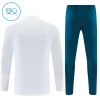 Portugal 2026-27 Niño Sudadera De Entrenamiento Quarter-Zip Blanca
