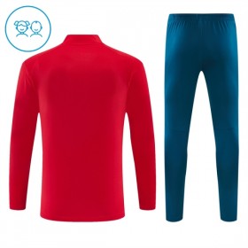 Portugal 2026-27 Niño Sudadera De Entrenamiento Quarter-Zip Roja