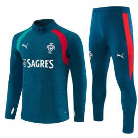 Portugal 2026-27 Sudadera De Entrenamiento Quarter-Zip Azul