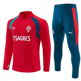 Portugal 2026-27 Sudadera De Entrenamiento Quarter-Zip Roja