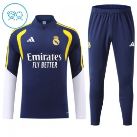 Real Madrid 2026-27 Niño Sudadera De Entrenamiento Quarter-Zip Azul