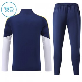 Real Madrid 2026-27 Niño Sudadera De Entrenamiento Quarter-Zip Azul