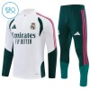 Real Madrid 2026-27 Niño Sudadera De Entrenamiento Quarter-Zip Blanca
