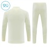 Real Madrid 2026-27 Niño Sudadera De Entrenamiento Quarter-Zip Blanca