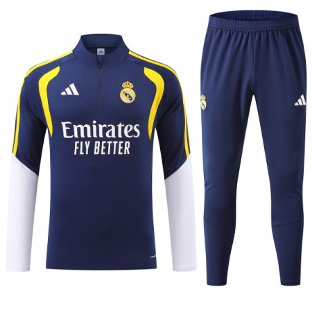 Real Madrid 2026-27 Sudadera De Entrenamiento Quarter-Zip Azul Real Madrid 2026-27 Sudadera De Entrenamiento Quarter-Zip Azul