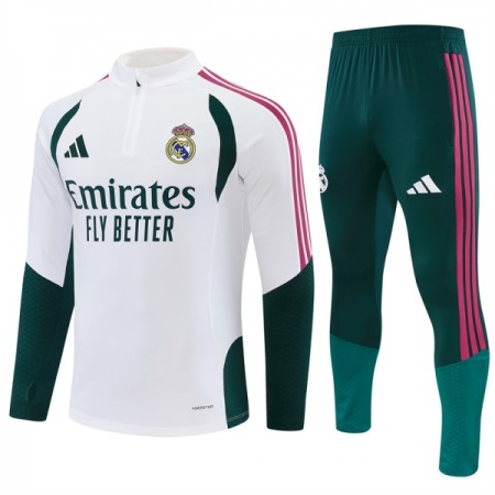 Real Madrid 2026-27 Sudadera De Entrenamiento Quarter-Zip Blanca Real Madrid 2026-27 Sudadera De Entrenamiento Quarter-Zip Blanca