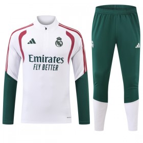 Real Madrid 2026-27 Sudadera De Entrenamiento Quarter-Zip Blanca