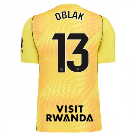 Camiseta Atlético Madrid Oblak 13 Portero 2026-27 Amarilla Camiseta Atlético Madrid Oblak 13 Portero 2026-27 Amarilla