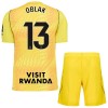 Camiseta Niño Atlético Madrid Oblak 13 Portero 2026-27 Amarilla