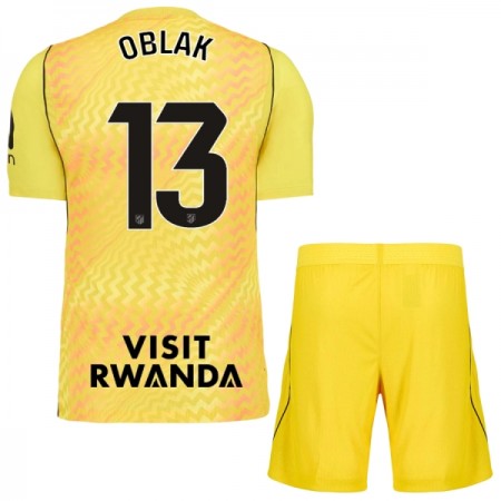Camiseta Niño Atlético Madrid Oblak 13 Portero 2026-27 Amarilla