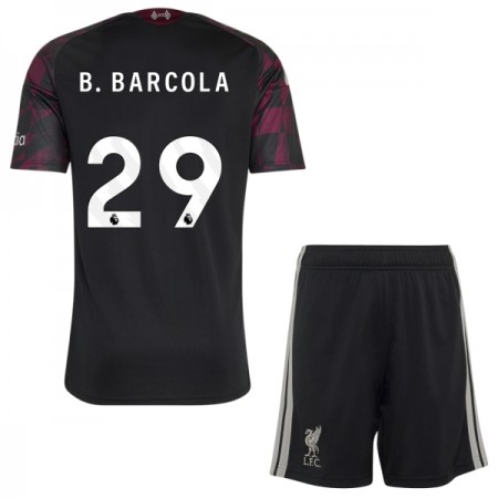 Camiseta Niño Liverpool B. Barcola 29 Tercera 2026-27