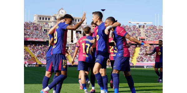 El Barcelona ganó cuatro partidos seguidos y Yamal demostró su talento y fuerza El Barcelona ganó cuatro partidos seguidos y Yamal demostró su talento y fuerza